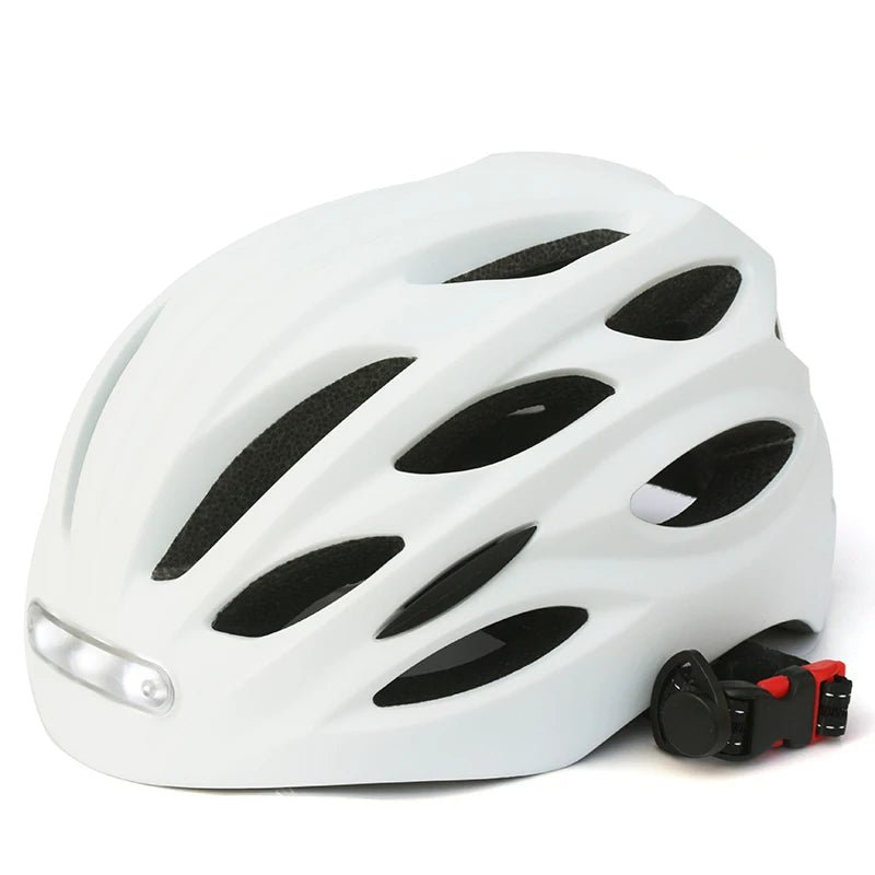 Lightweight Cycling Helmet With LED Lights, USB Rechargeable, Adjustable Fit & Ventilation - Allen - Fitness