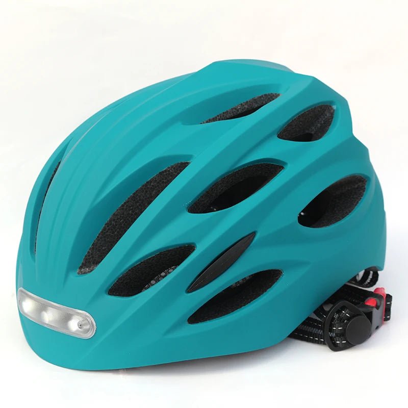 Lightweight Cycling Helmet With LED Lights, USB Rechargeable, Adjustable Fit & Ventilation - Allen - Fitness