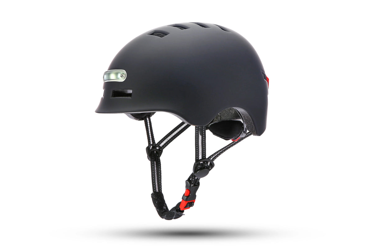 Lightweight Cycling Helmet With LED Lights, USB Rechargeable, Adjustable Fit & Ventilation - Allen - Fitness