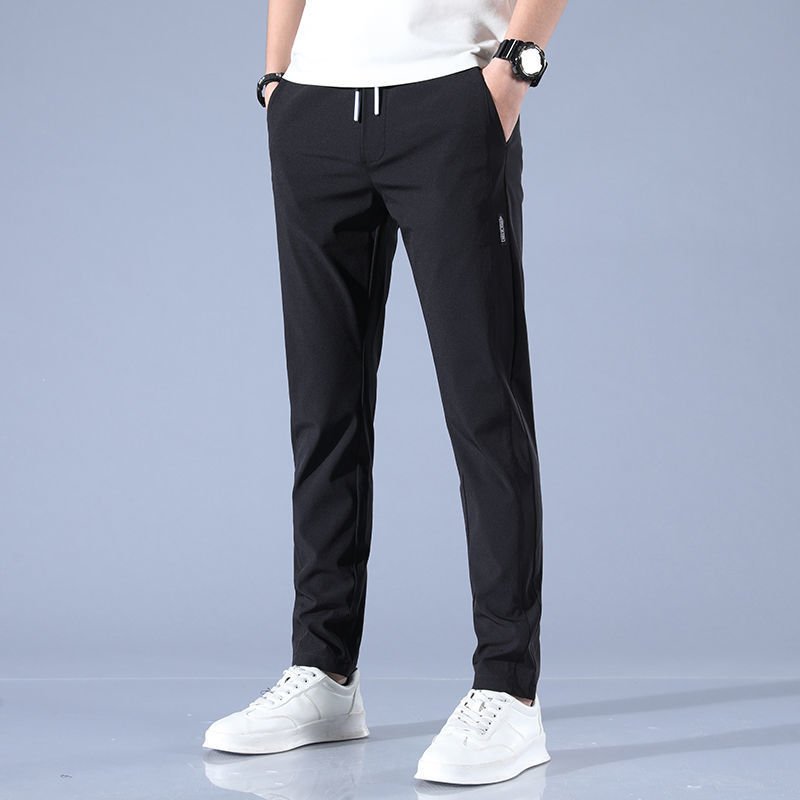 Lightweight Summer Trousers for Men - Plus Size Straight Pants in Multiple Colors - Allen - Fitness