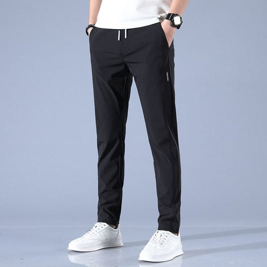 Lightweight Summer Trousers for Men - Plus Size Straight Pants in Multiple Colors - Allen - Fitness