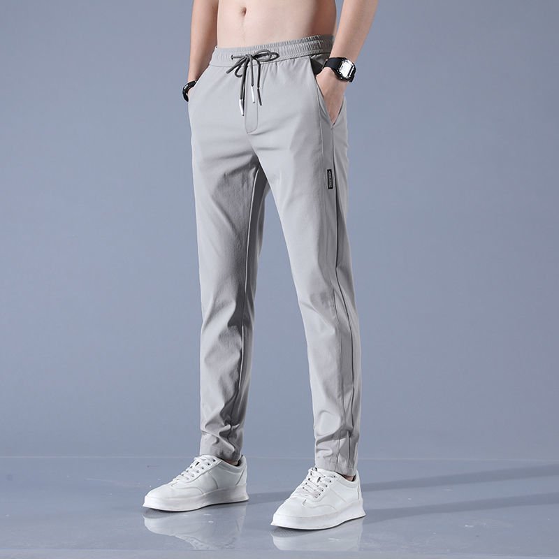 Lightweight Summer Trousers for Men - Plus Size Straight Pants in Multiple Colors - Allen - Fitness