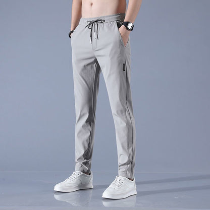 Lightweight Summer Trousers for Men - Plus Size Straight Pants in Multiple Colors - Allen - Fitness