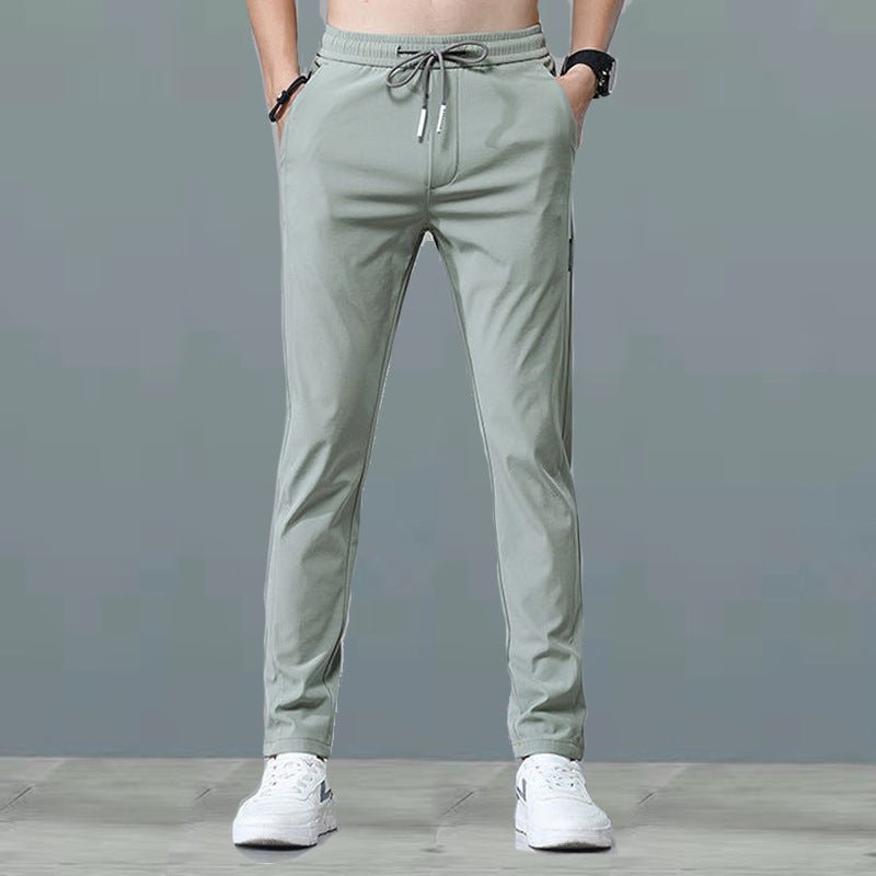 Lightweight Summer Trousers for Men - Plus Size Straight Pants in Multiple Colors - Allen - Fitness