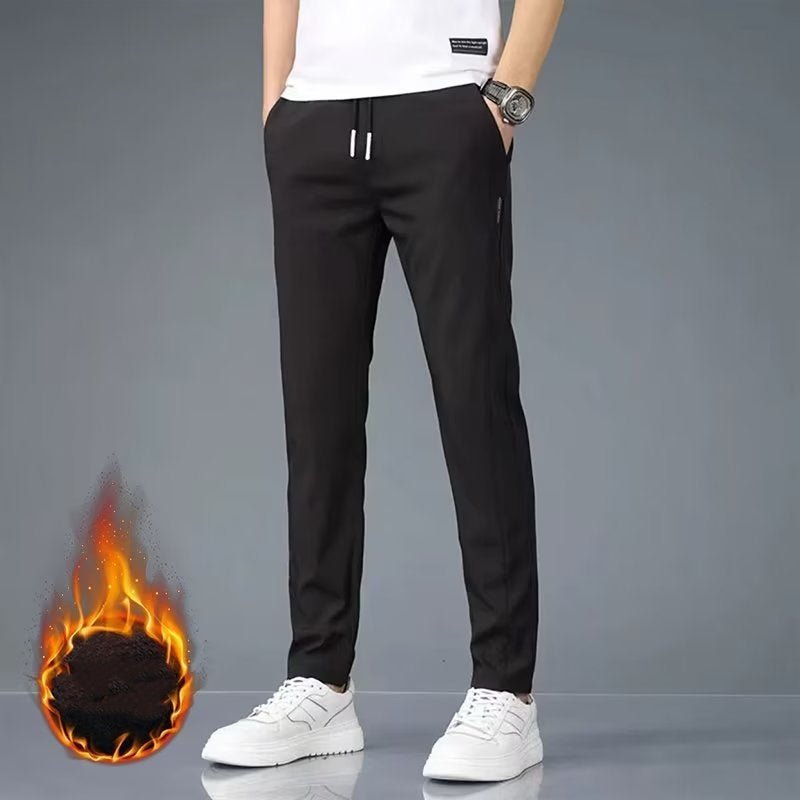 Lightweight Summer Trousers for Men - Plus Size Straight Pants in Multiple Colors - Allen - Fitness