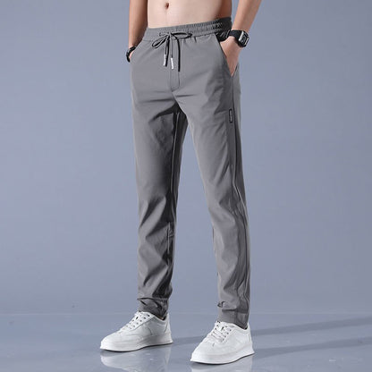 Lightweight Summer Trousers for Men - Plus Size Straight Pants in Multiple Colors - Allen - Fitness