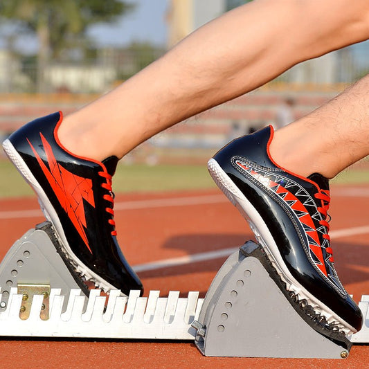 Men Track Field Shoes Women Spikes Sneakers Athlete Running Training Shoes Lightweight Match Spike Sport Shoes Zapatos Size 45 - Allen - Fitness