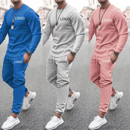 Men's Tracksuit Jogger Set - 2 Piece Set with Customization Options for Gym, Running & Leisure - Allen - Fitness