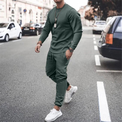 Men's Tracksuit Jogger Set - 2 Piece Set with Customization Options for Gym, Running & Leisure - Allen - Fitness