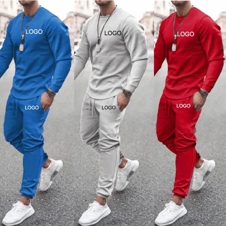 Men's Tracksuit Jogger Set - 2 Piece Set with Customization Options for Gym, Running & Leisure - Allen - Fitness