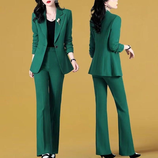 Elegant Women's Business Suit – Stylish 2-Piece Set in Multiple Colors & Sizes M-4XL.