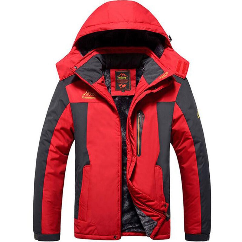 Plus Size Outdoor Winter Jacket For Men, Fleece Lined Padded, Waterproof & Warm Options Available.
