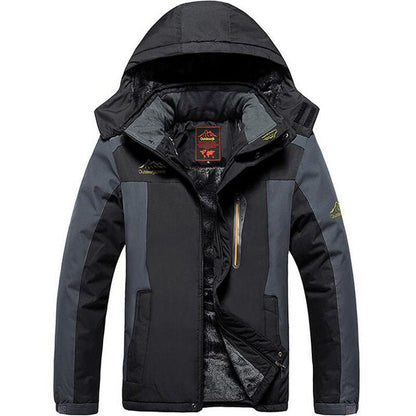 Plus Size Outdoor Winter Jacket For Men, Fleece Lined Padded, Waterproof & Warm Options Available.