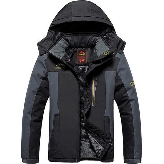 Plus Size Outdoor Winter Jacket For Men, Fleece Lined Padded, Waterproof & Warm Options Available.