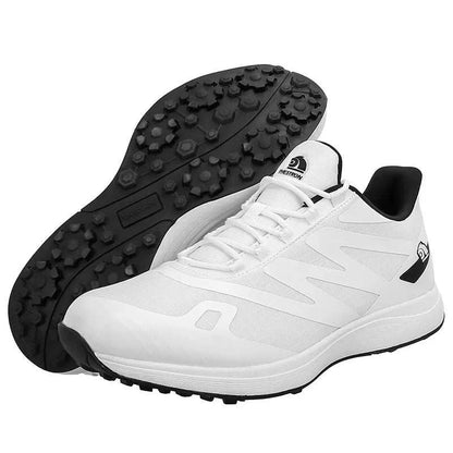 Premium Golf Shoes for Men - Stylish Leather Sneaker with Studs for Cricket and Sports - Allen - Fitness