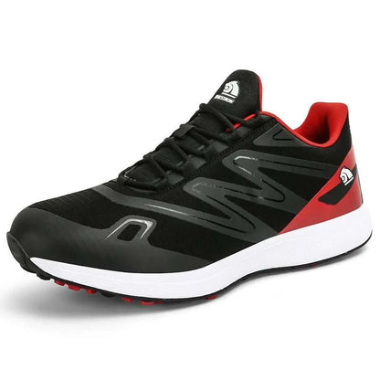 Premium Golf Shoes for Men - Stylish Leather Sneaker with Studs for Cricket and Sports - Allen - Fitness