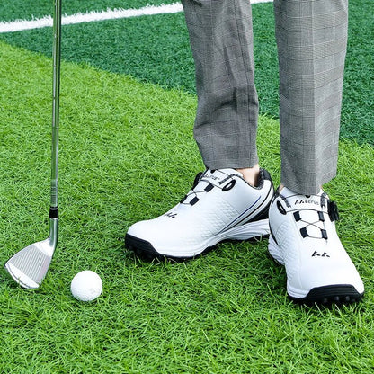 Professional Branded Men's Breathable Men's Outdoor Golf Shoes - Allen - Fitness