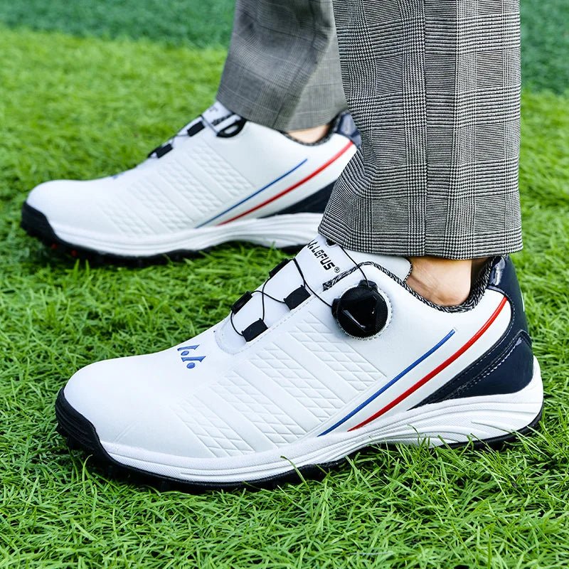 Professional Branded Men's Breathable Men's Outdoor Golf Shoes - Allen - Fitness