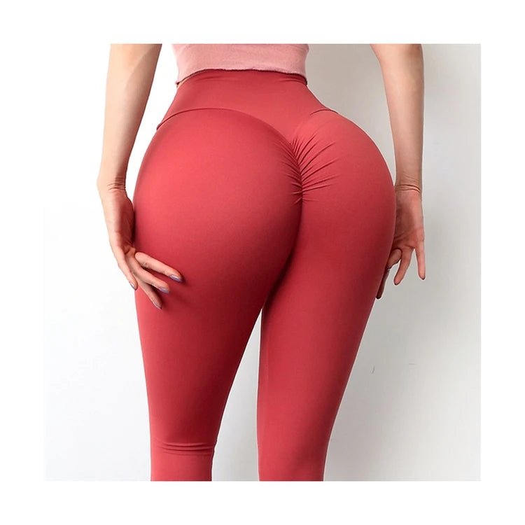 High Waist Gym Leggings with Scrunch Butt Lift | Tummy Control Yoga Pant.