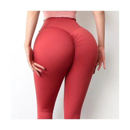 High Waist Gym Leggings with Scrunch Butt Lift | Tummy Control Yoga Pant.