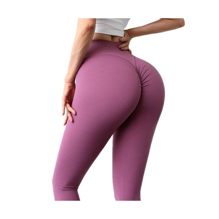 High Waist Gym Leggings with Scrunch Butt Lift | Tummy Control Yoga Pant.