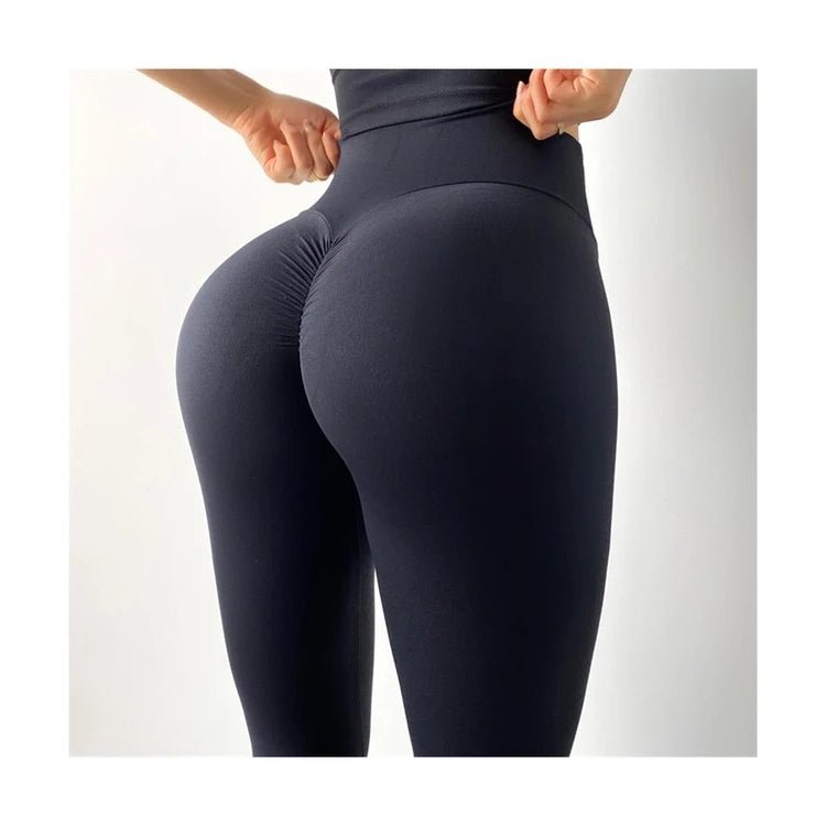 High Waist Gym Leggings with Scrunch Butt Lift | Tummy Control Yoga Pant.