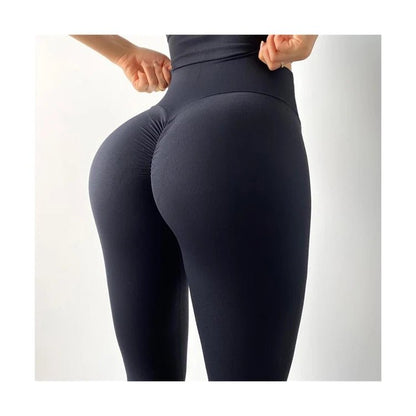 High Waist Gym Leggings with Scrunch Butt Lift | Tummy Control Yoga Pant.