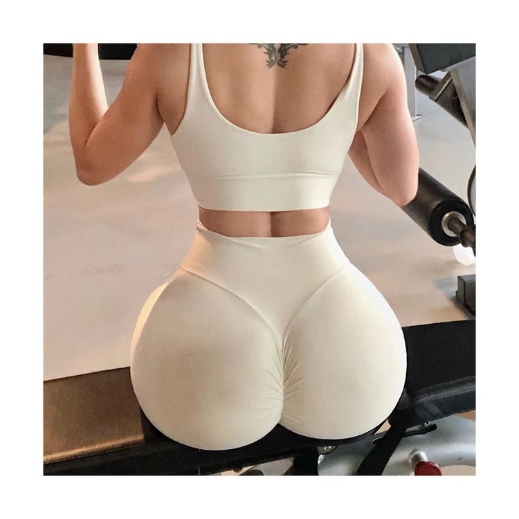 High Waist Gym Leggings with Scrunch Butt Lift | Tummy Control Yoga Pant.