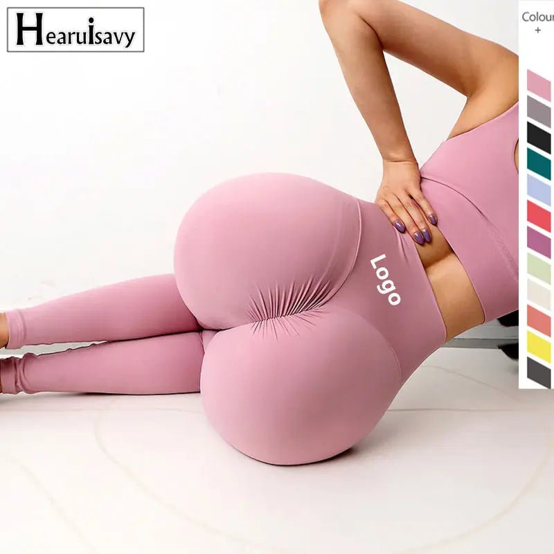 High Waist Gym Leggings with Scrunch Butt Lift | Tummy Control Yoga Pant.