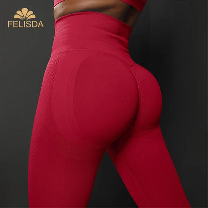 Seamless Fitness Wear Gym Leggings Women Tights Sports Clothing Yoga Pants - Allen - Fitness