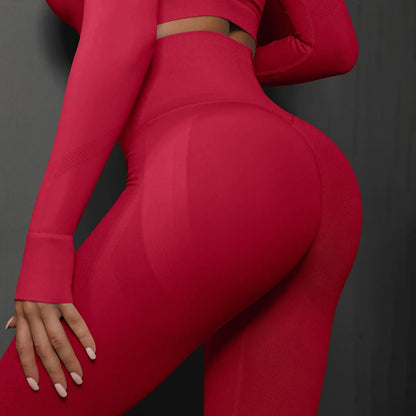 Seamless Fitness Wear Gym Leggings Women Tights Sports Clothing Yoga Pants - Allen - Fitness