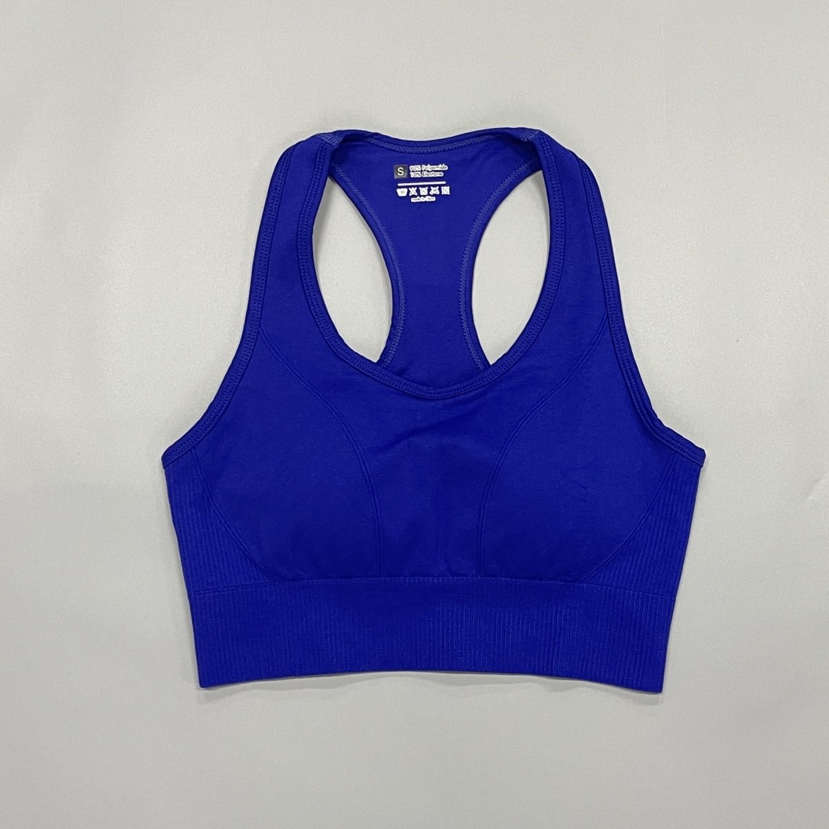 Seamless Sports Bra Set with Peach Hip Trousers – Super Stretch Long Sleeve Yoga Outfit S, M, L - Allen - Fitness