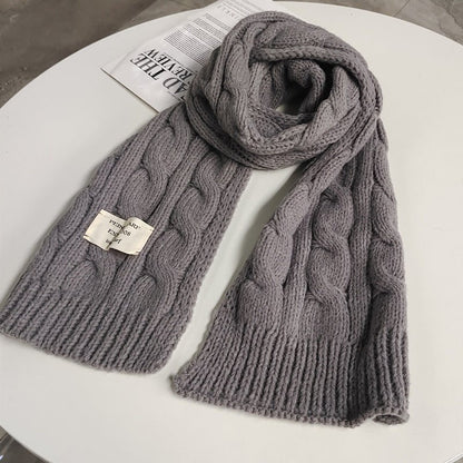 Sweet Labeling 8 - word Twist Apricot Small Scarf - Allen - Fitness