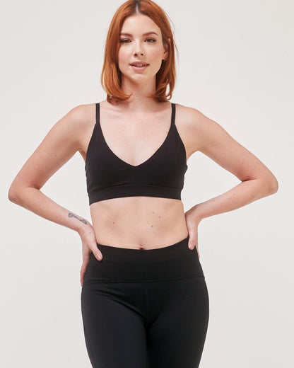 Uplift V Neck Sports Bralette - Allen - Fitness