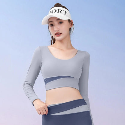 Women Gym High Waist Leggings and Bra Workout Clothes Seamless Fitness Yoga Set - Allen - Fitness