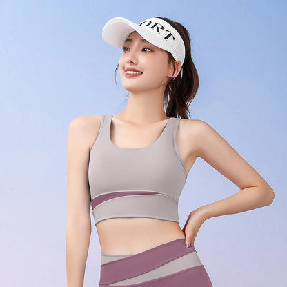 Women Gym High Waist Leggings and Bra Workout Clothes Seamless Fitness Yoga Set - Allen - Fitness