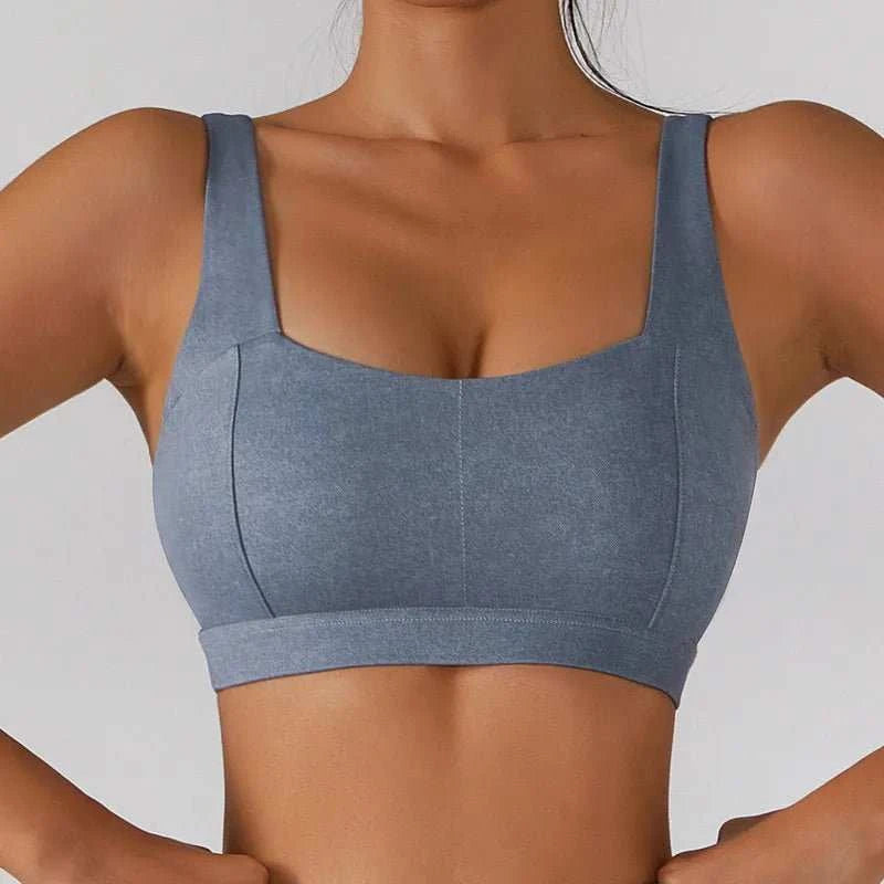 Women High Waist Legging Sports Bra Gym Wear Yoga Suit Tennis Wear Fitness Sets - Allen - Fitness