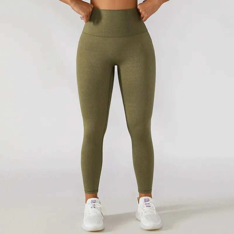 Women High Waist Legging Sports Bra Gym Wear Yoga Suit Tennis Wear Fitness Sets - Allen - Fitness