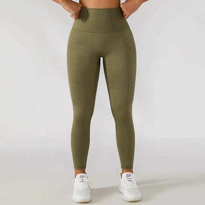 Women High Waist Legging Sports Bra Gym Wear Yoga Suit Tennis Wear Fitness Sets - Allen - Fitness