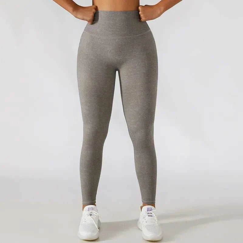 Women High Waist Legging Sports Bra Gym Wear Yoga Suit Tennis Wear Fitness Sets - Allen - Fitness