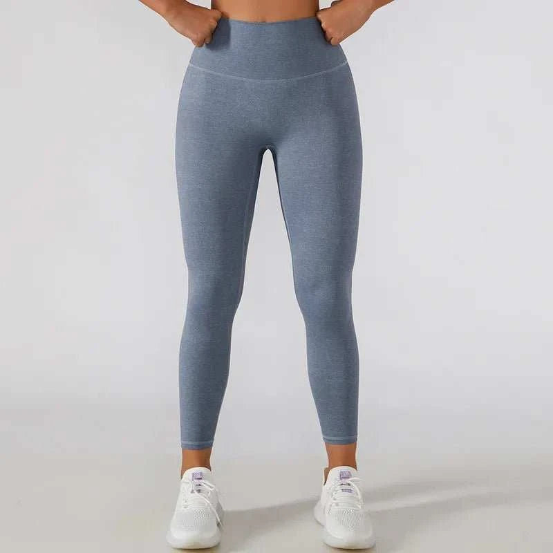 Women High Waist Legging Sports Bra Gym Wear Yoga Suit Tennis Wear Fitness Sets - Allen - Fitness