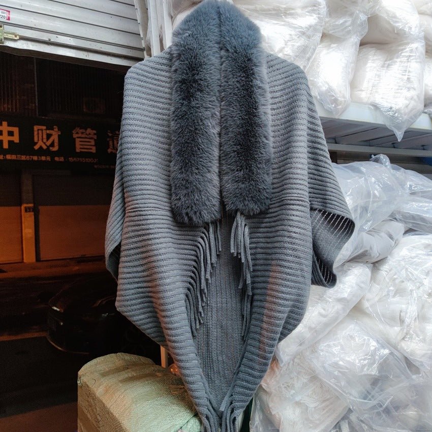 Women's Fashion Coat: Personalized Cashmere Knitted Cardigan with Monochrome Pattern, Warm & Stylish - Allen - Fitness