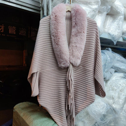 Women's Fashion Coat: Personalized Cashmere Knitted Cardigan with Monochrome Pattern, Warm & Stylish - Allen - Fitness