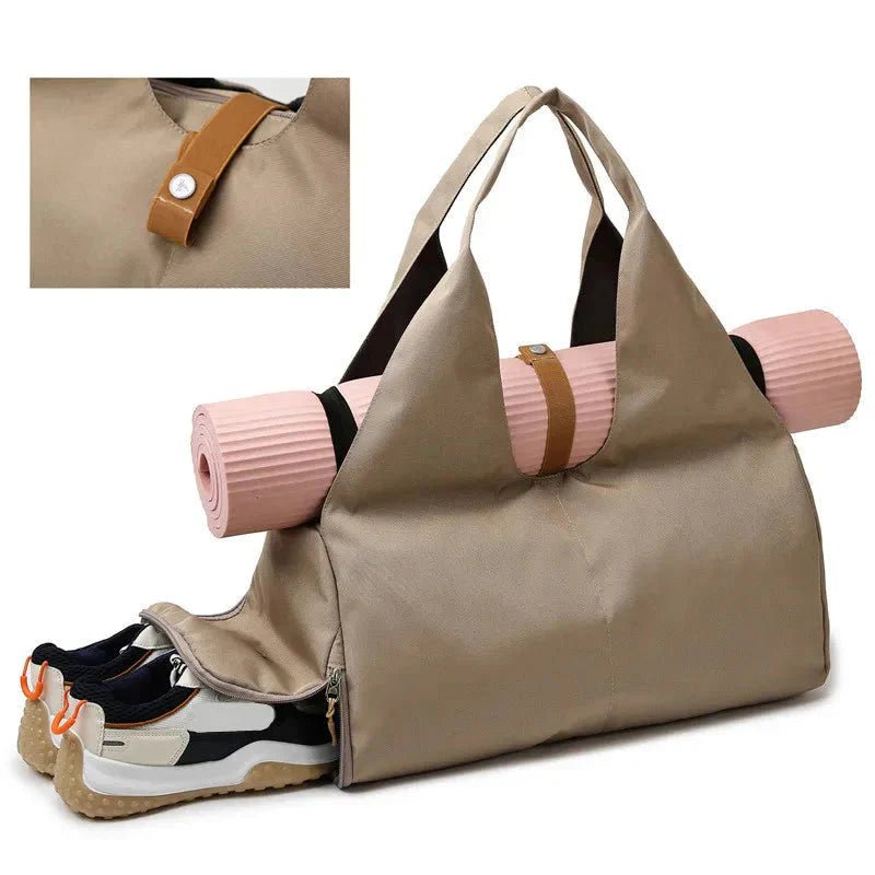 Women'S Multi - Purpose Sports Bag - Waterproof with Shoe Pocket for Yoga, Gym, and Travel - Allen - Fitness