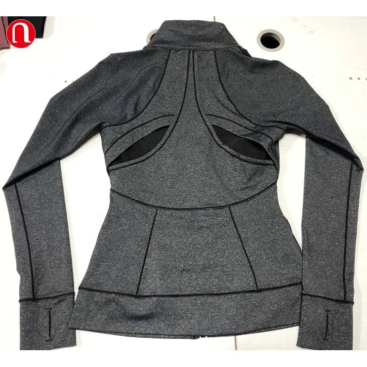 Women's Running Jackets - Long Sleeve Yoga Fitness Workout Jacket for Active Women - Allen - Fitness