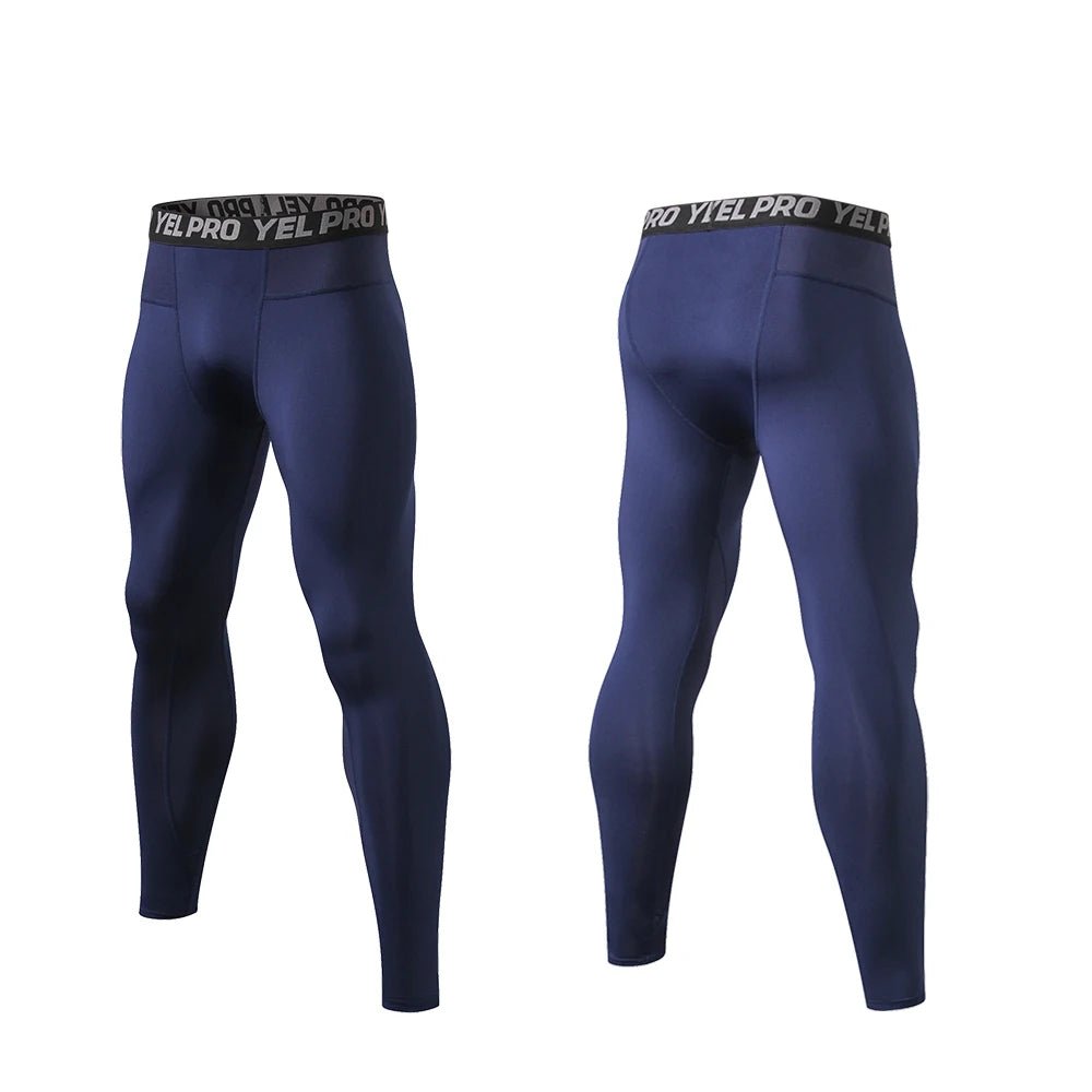 Yoga Leggings For Men - Quick Dry, Seamless Design, High Elasticity For Bike Riding And Gym - Allen - Fitness