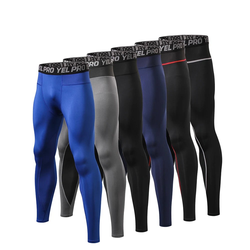 Yoga Leggings For Men - Quick Dry, Seamless Design, High Elasticity For Bike Riding And Gym - Allen - Fitness