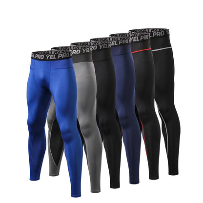 Yoga Leggings For Men - Quick Dry, Seamless Design, High Elasticity For Bike Riding And Gym - Allen - Fitness