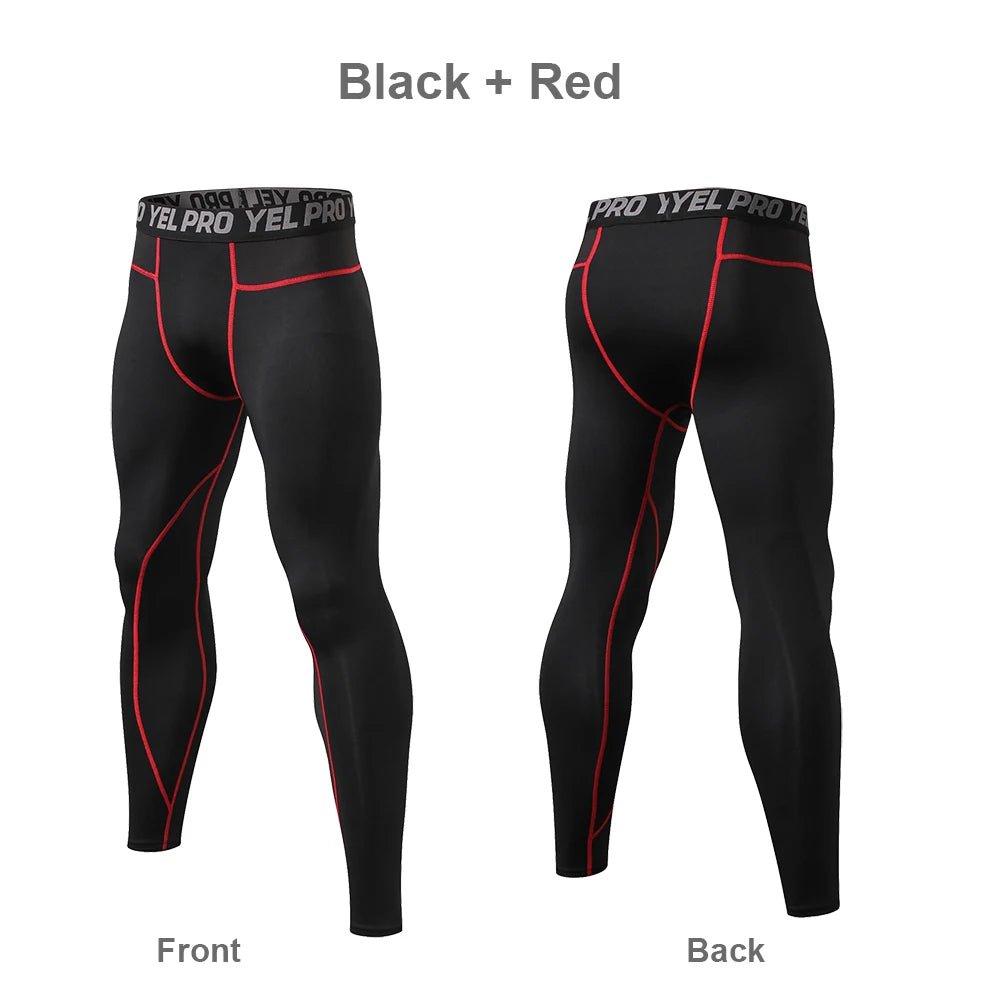Yoga Leggings For Men - Quick Dry, Seamless Design, High Elasticity For Bike Riding And Gym - Allen - Fitness